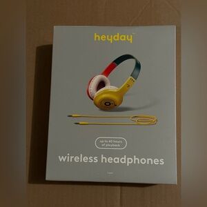 Heyday Wireless Built-In-Microphone Headphones - heyday™ Yellow/Orange/Green